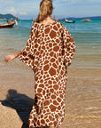 Earth-Tone Maxi Dress in Soft Clay Hue