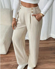 Elegant High Waist Trousers