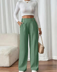 Elegant High Waist Trousers