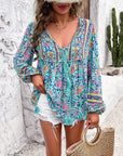 Stylish Diyun Printed Blouse Design