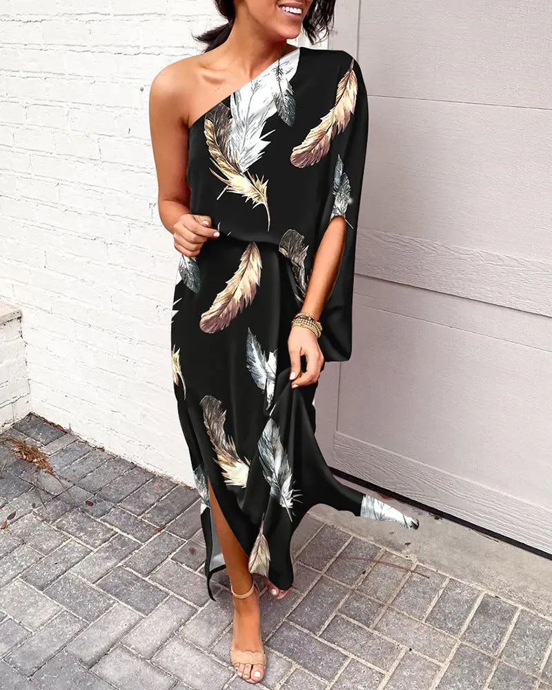Single Sleeve Bodycon Dress