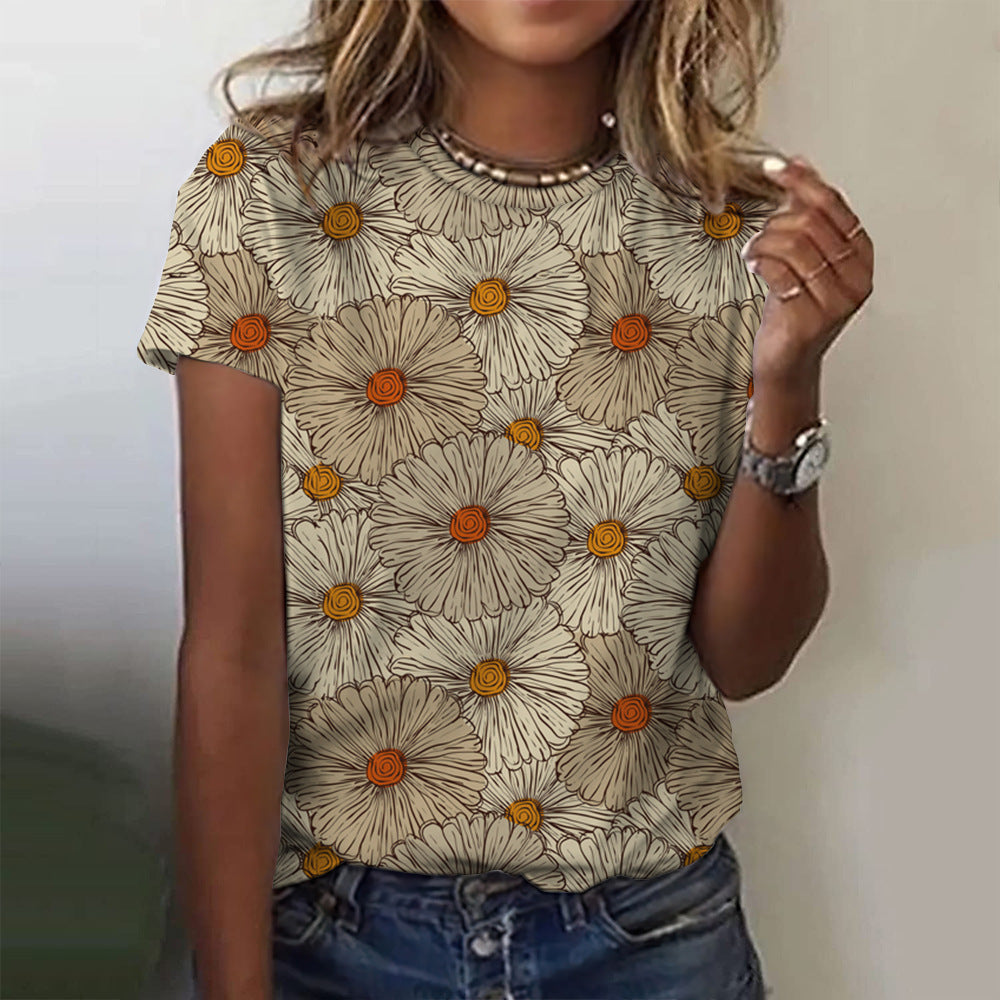 Bloom Vibe Shirt Casual Top