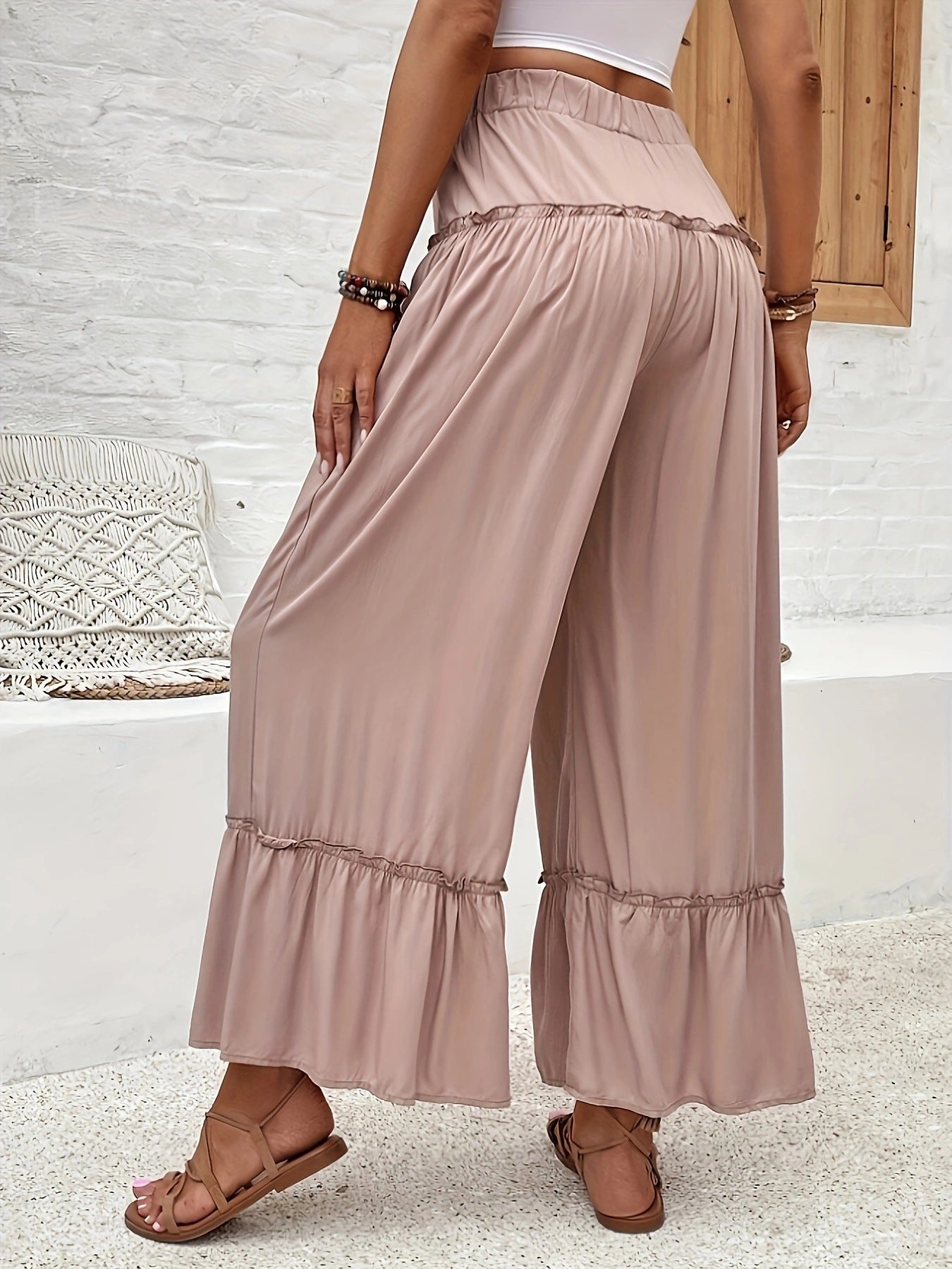 Comfy High Waist Casual Pants