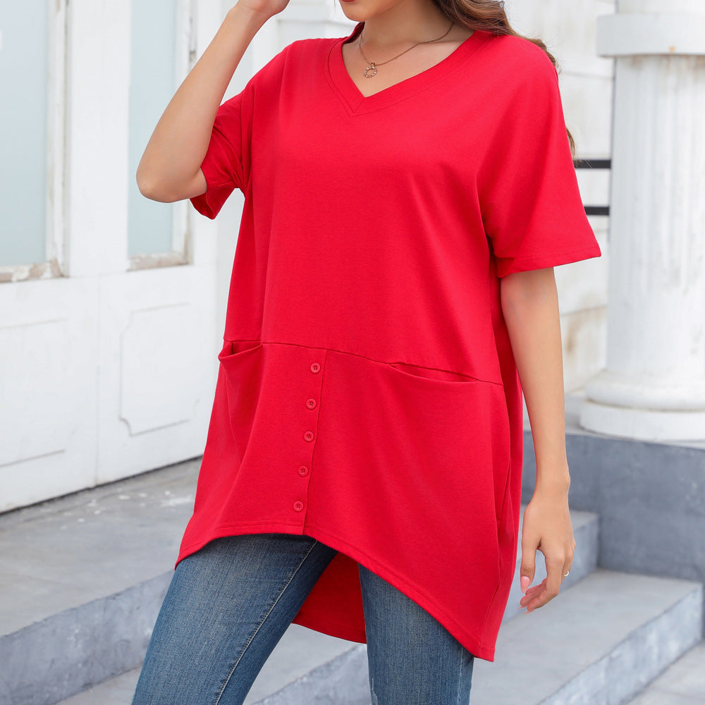 Casual Short Sleeved Top