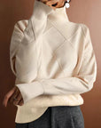 Loose Fit High Neck Sweater