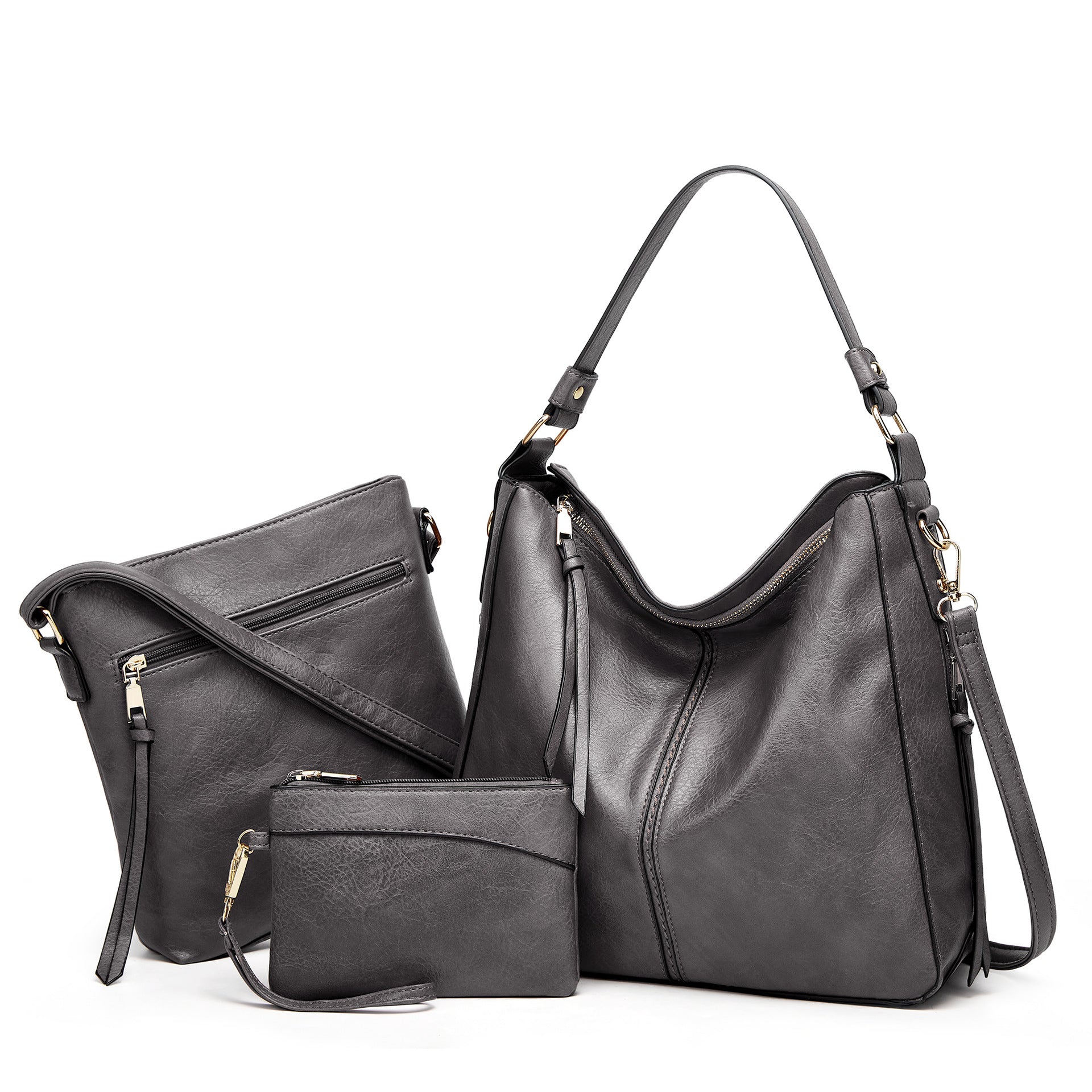 Stylish Leather Bag with Sleek Finish