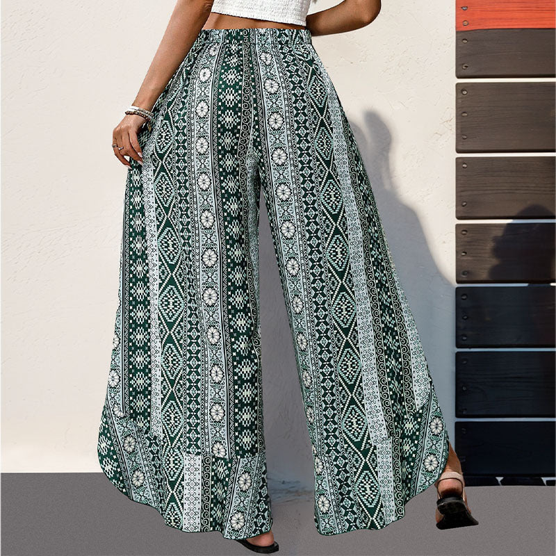 Trendy Summer Wide-Leg Pants