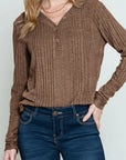 Casual Loose Solid Color Long Sleeve Sweater
