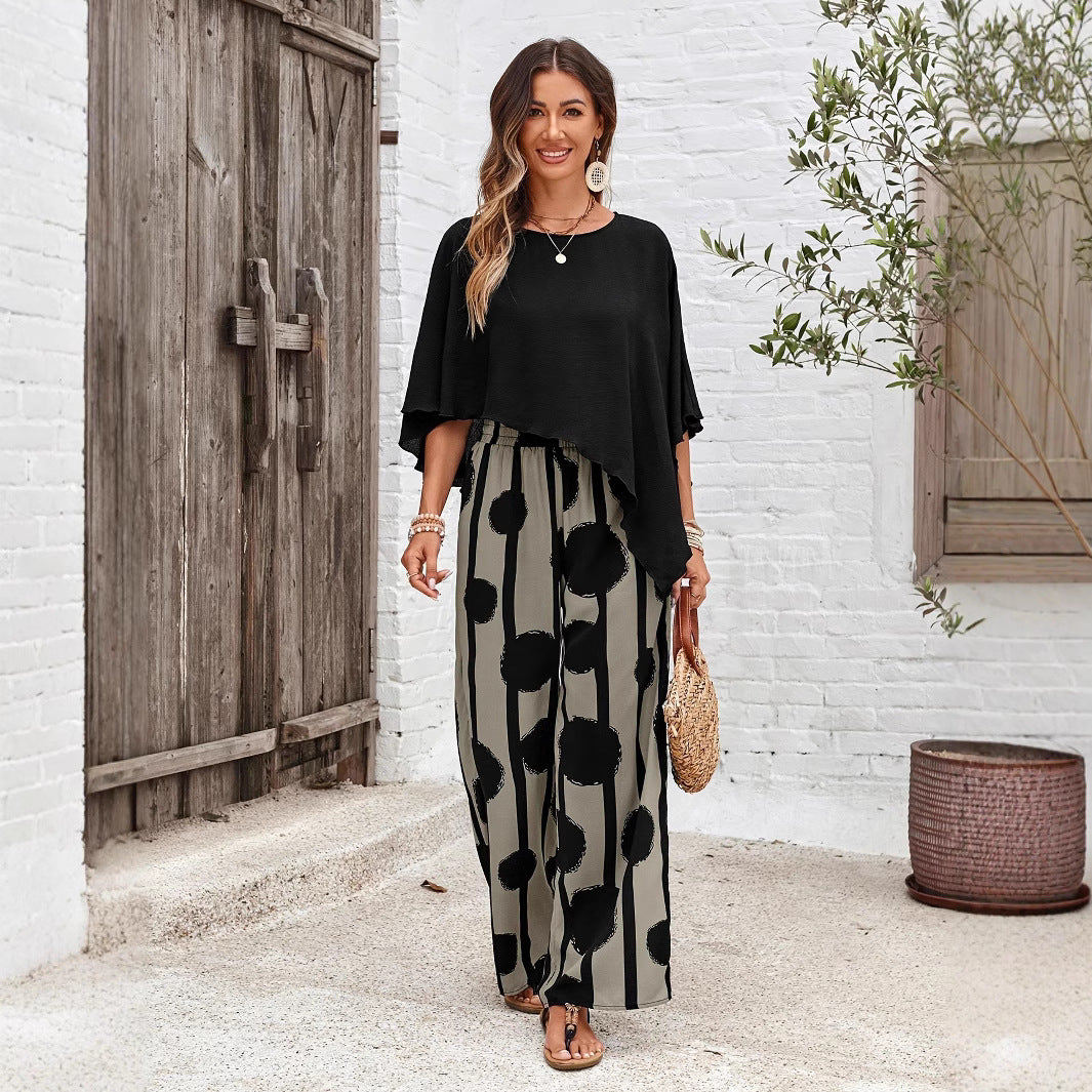 Lightweight Long Pants Set For Summer
