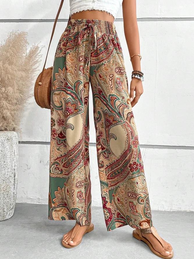 Stretch Waist Tribal Pants