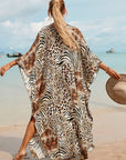 Elegant Lounge Dress in Luxe Snake Design