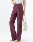 Women’s Ice Silk Straight Leg Trousers