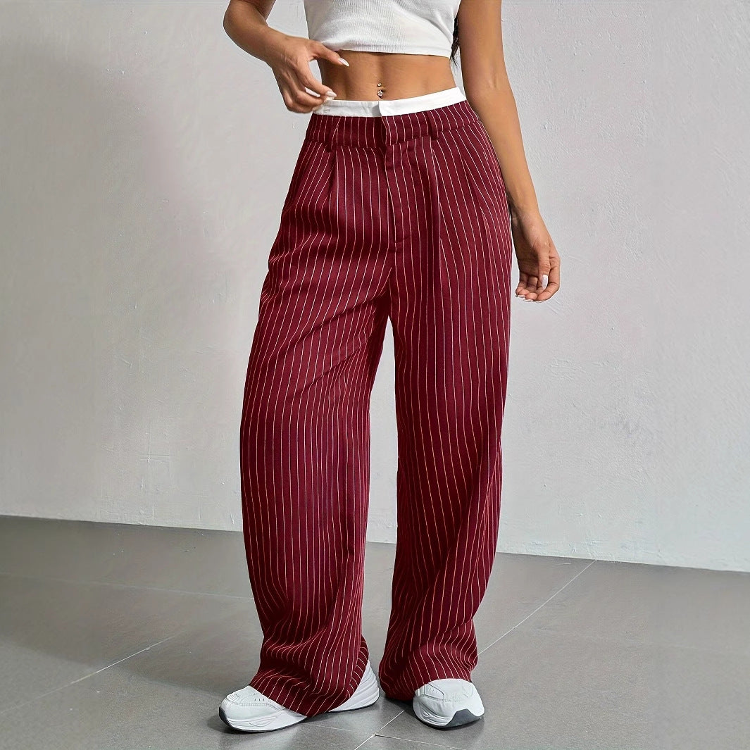 High Waist Casual Pants