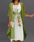Elegant Two-Piece Summer Dress