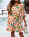 Women's Vacation Chiffon Midi Dress