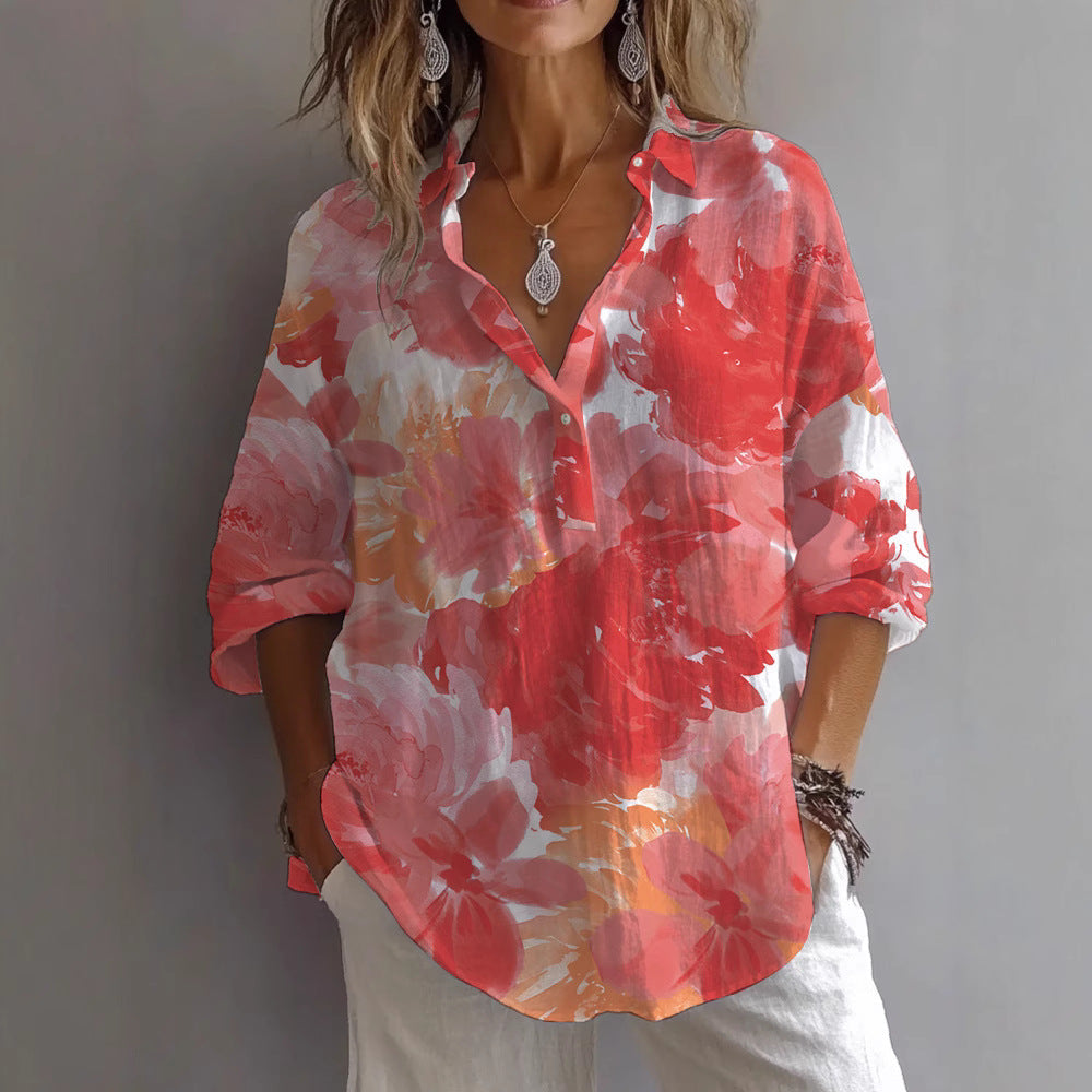 Printed Top with Breezy Loose Design
