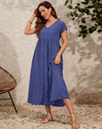 Soft Flowing Maxi Dress with Sleeves