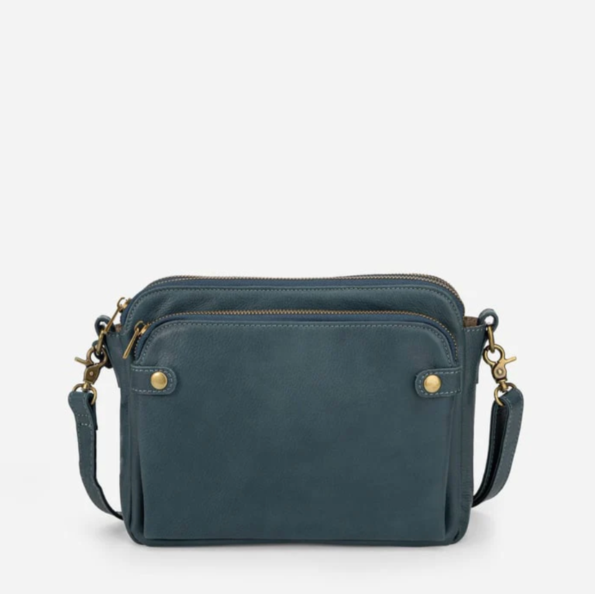 Compact Leather Bag with Clean Design