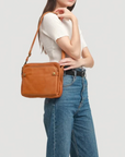 Compact Leather Bag with Clean Design