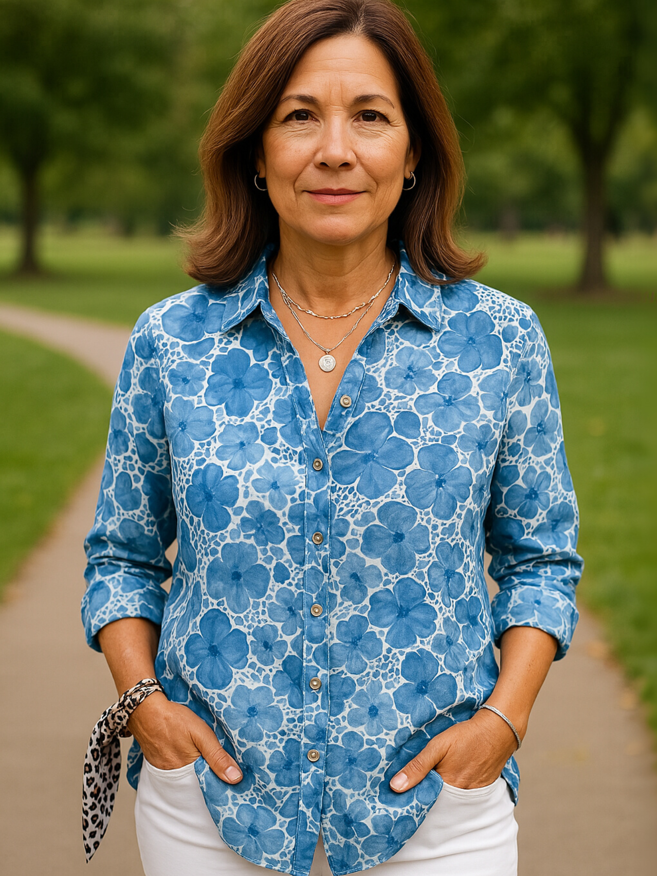 Effortless Elegance Button-Up Blouse