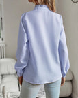 Stylish Polo Blouse with Soft Finish