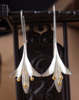 Blossom Silver Flower Earrings