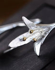 Blossom Silver Flower Earrings