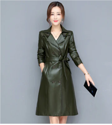 Elegant Trench Style Coat for Women