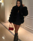 Luxury Long Sleeve Fur Jacket