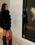 Luxury Long Sleeve Fur Jacket
