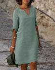 Summer Dress with Tummy Coverage