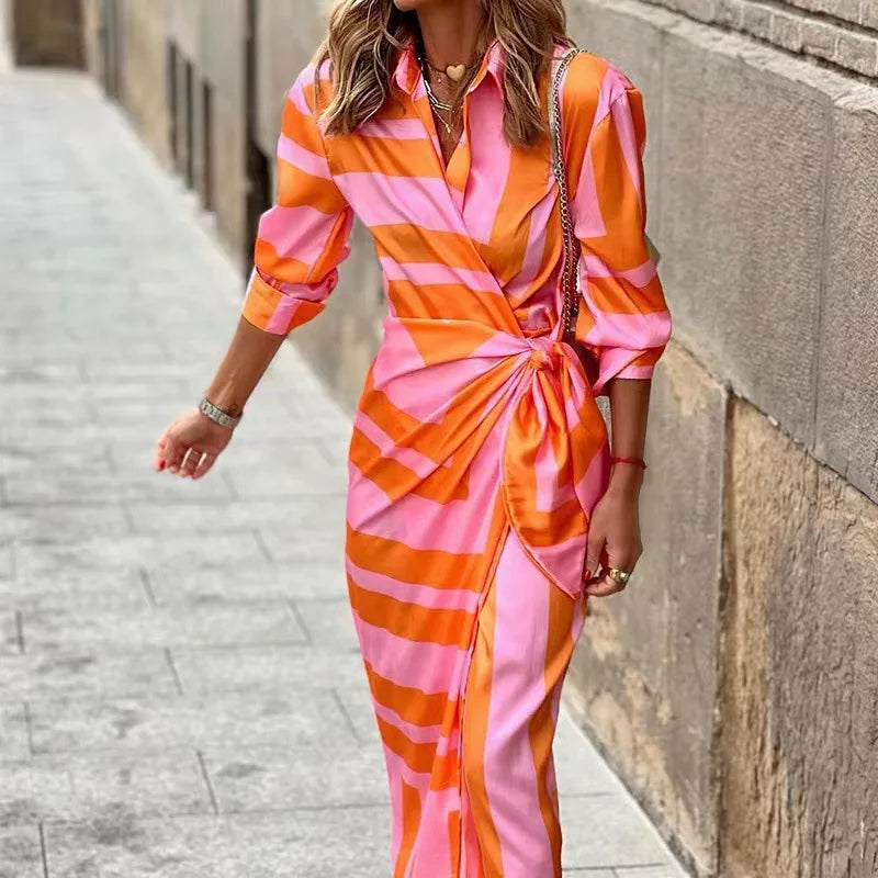 Classic Cut Floor Length Gown Dress