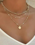 Gold and Silver Plated Necklace