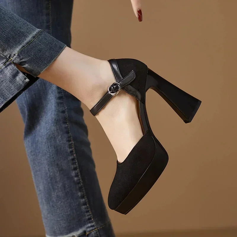 Retro Style Ladies Elegant Dress Pumps