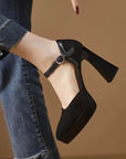 Retro Style Ladies Elegant Dress Pumps