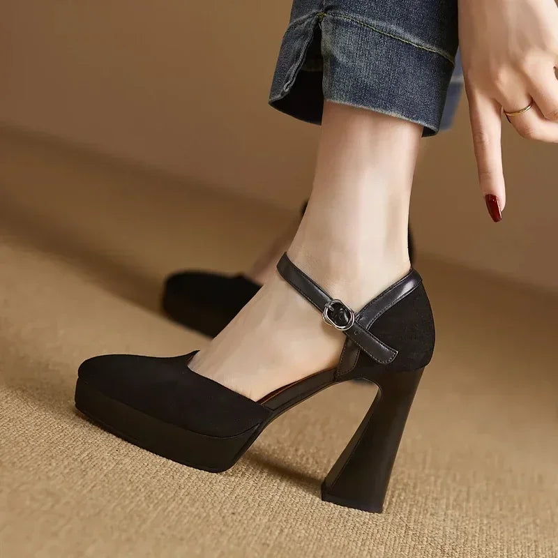 Retro Style Ladies Elegant Dress Pumps