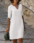 Summer Dress with Tummy Coverage