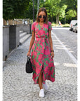 Stylish V-Neck Cocktail Dress