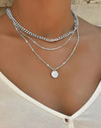 Gold and Silver Plated Necklace