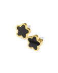 Shell Inlay Stainless Steel Earrings