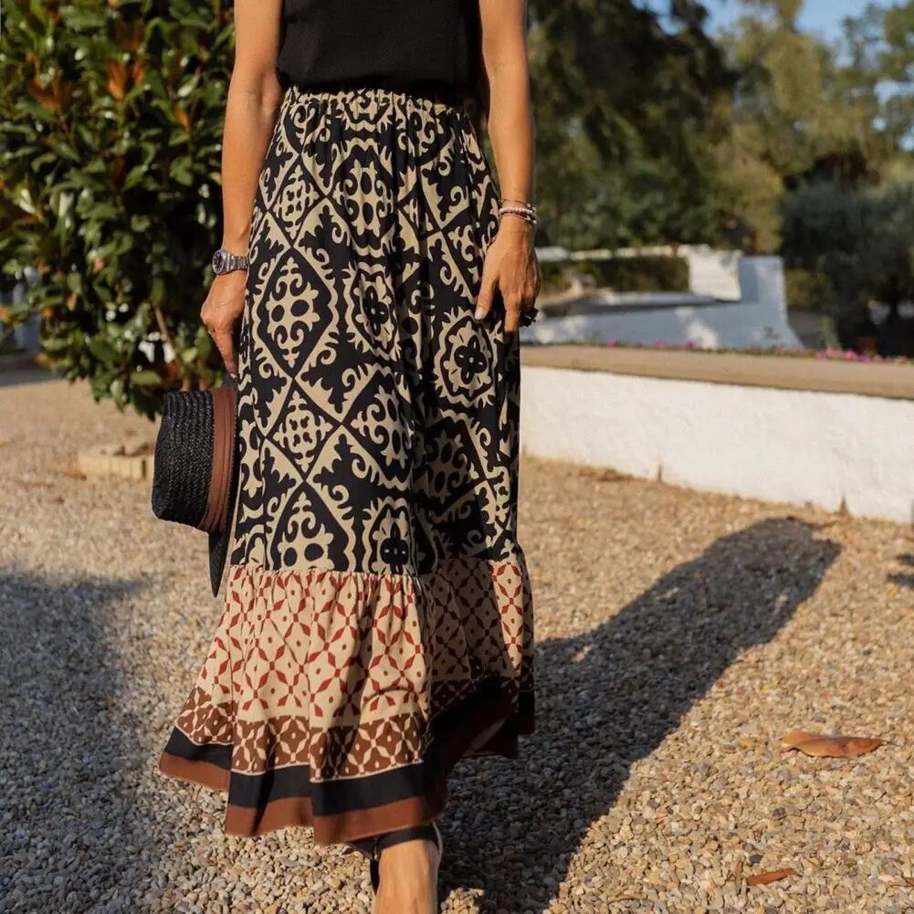 High-Waisted Summer Skirt for Women