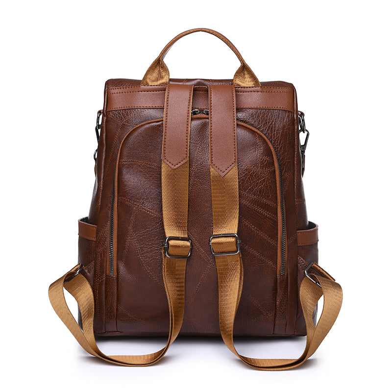 Premium Leather Backpack with Smart Storage