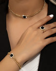 Refined Jewelry Set with Delicate Shine