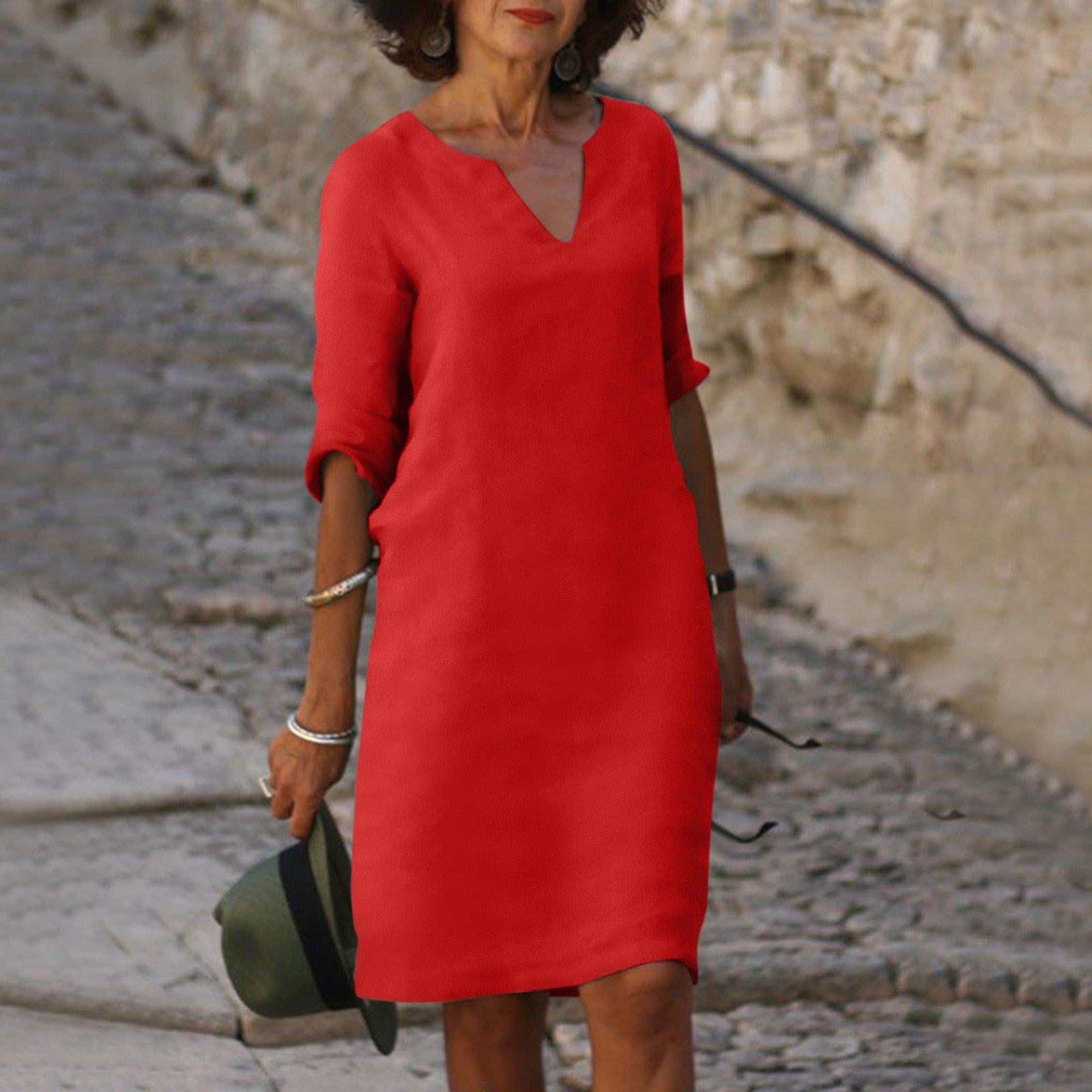 Summer Dress with Tummy Coverage
