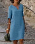 Summer Dress with Tummy Coverage