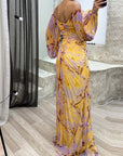 V-Neck Midi Dress With Elegance