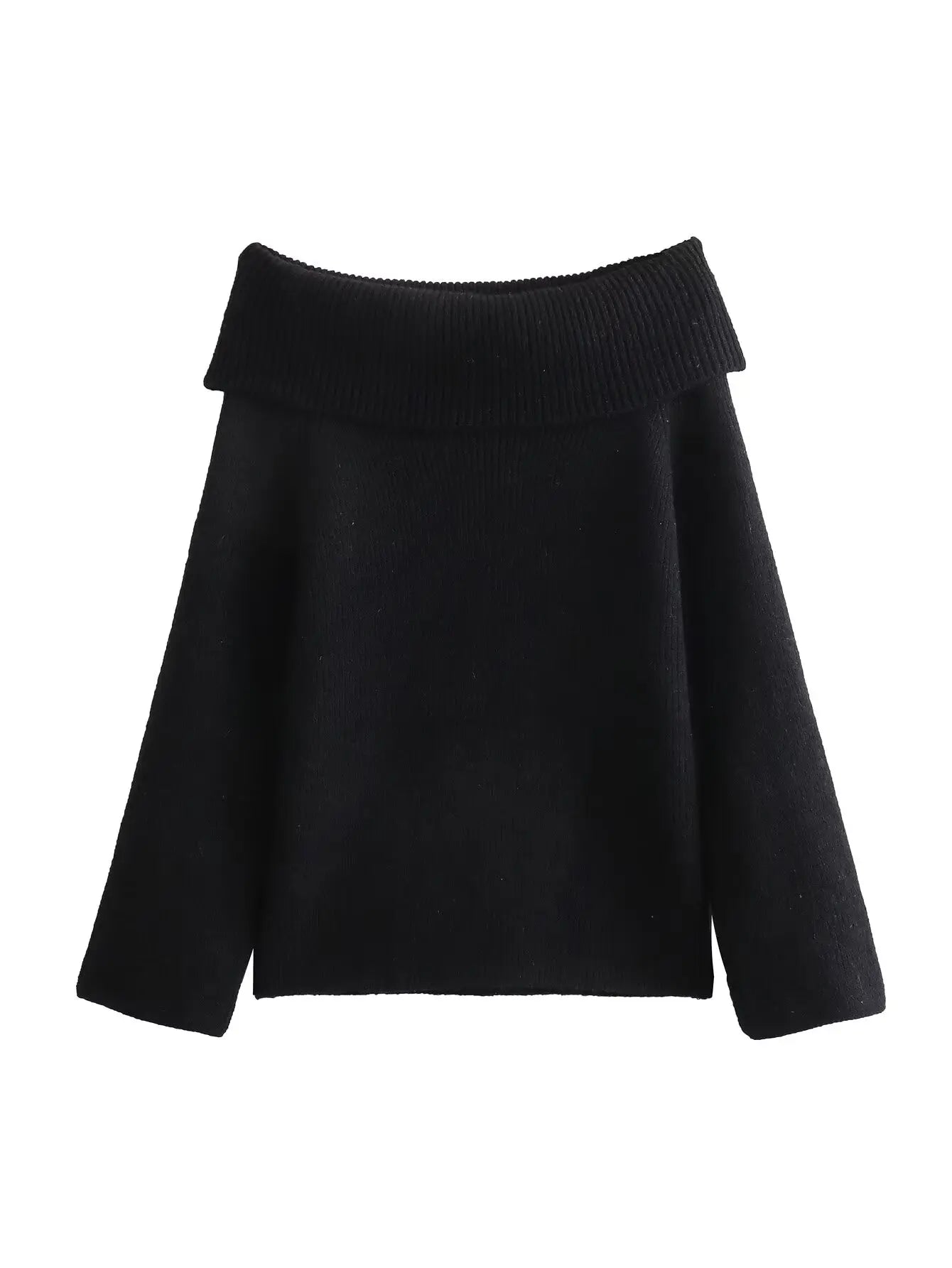 Offshoulder Knit Long Sleeve Top