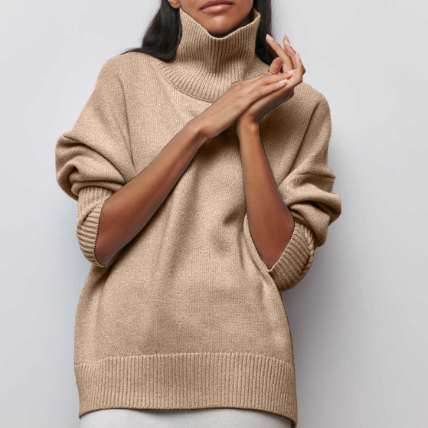 Women’s Cozy Knit Turtleneck Pullover
