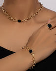 Refined Jewelry Set with Delicate Shine