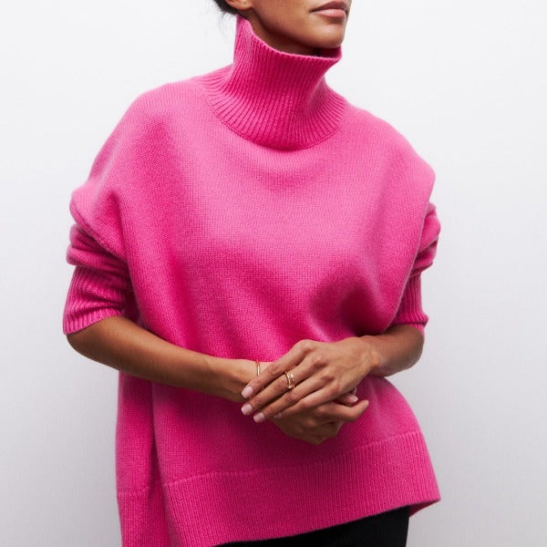 Women’s Cozy Knit Turtleneck Pullover